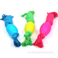 Toy de masticación de perros de resistencia al algodón nudo de la cuerda